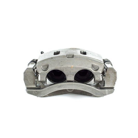 PowerStop OE front left brake caliper with bracket for Infiniti QX56 (2006-2013), heavy-duty automotive brake component.