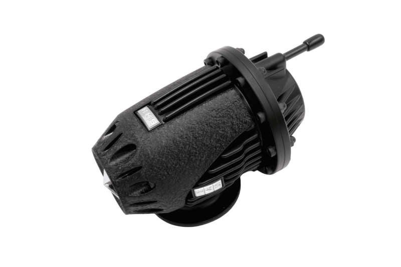 HKS Super SQV4 Black Edition blow off valve for FL5, showcasing the sleek black finish and industrial design.