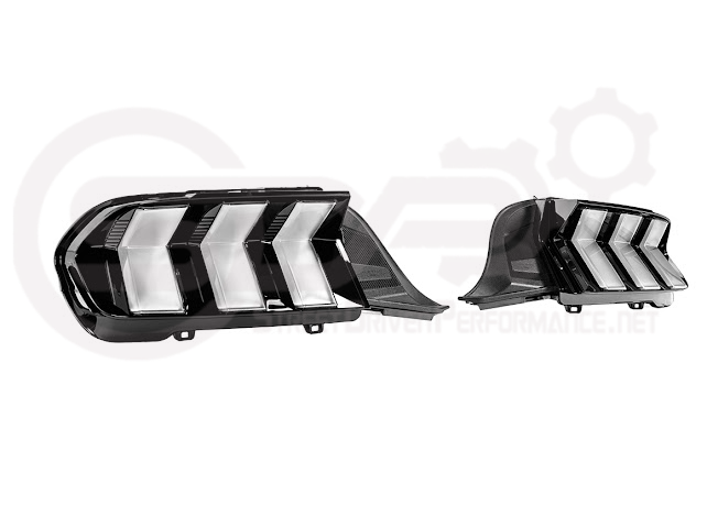 2024-Up Ford Mustang S650 | EURO RGB Sequential Signal LED XB Rear Taillights Pair (Clear or Smoke Lenses)
