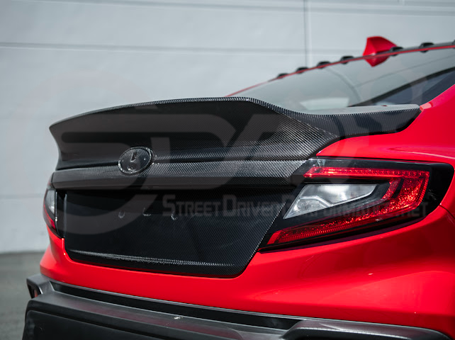 2022-Up Subaru WRX | JDM Style Carbon Fiber Rear Trunk w/ Integrated Spoiler Wing