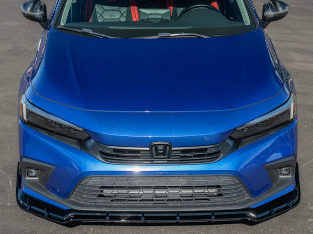 2022-UP HONDA CIVIC | SDP PERFORMANCE STYLE FRONT BUMPER LIP SPLITTER GROUND EFFECTS