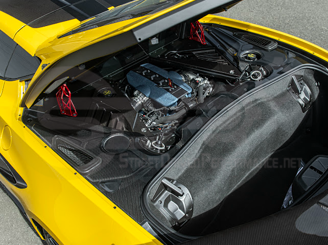 2025-Up Corvette C8 ZR1 | CARBON FIBER Engine Bay Trim Panel Cover Pair