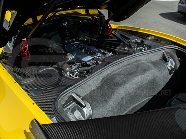 2025-Up Corvette C8 ZR1 | CARBON FIBER Engine Bay Trim Panel Cover Pair