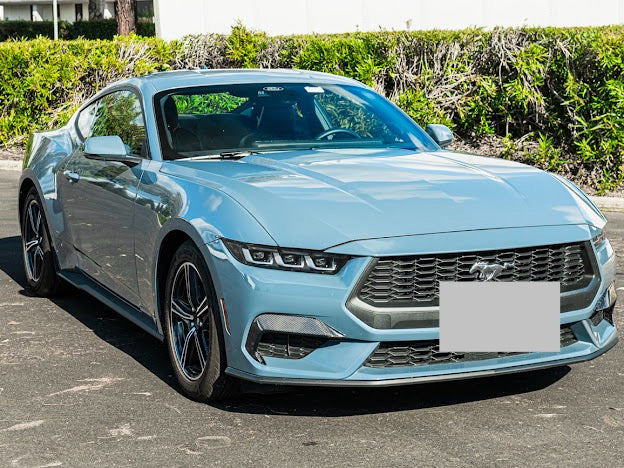 2024-UP FORD MUSTANG ECOBOOST | CARBON FIBER FRONT LOWER SIDE GRILLE INSERTS PAIR