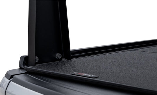 Access ADARAC 17-24 Nissan Titan truck rack in black with a 6ft 6in bed, designed for secure ladder and cargo mounting.