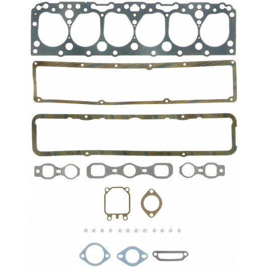 Fel-Pro HS 7782 B engine cylinder head gasket set showing multiple gasket components and packaging.