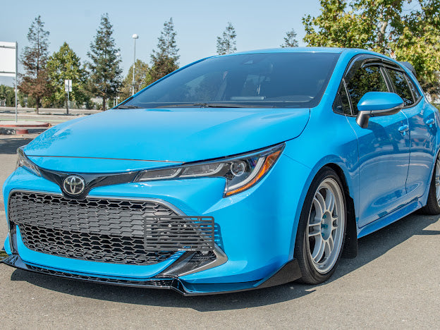 2019-UP TOYOTA COROLLA HATCHBACK | JDM PERFORMANCE PACKAGE FRONT SPLITTER LIP GROUND EFFECTS