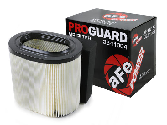 aFe ProGuard OE replacement air filter for 2017-2019 Ford 6.7L diesel trucks, designed for optimal fuel filtration.