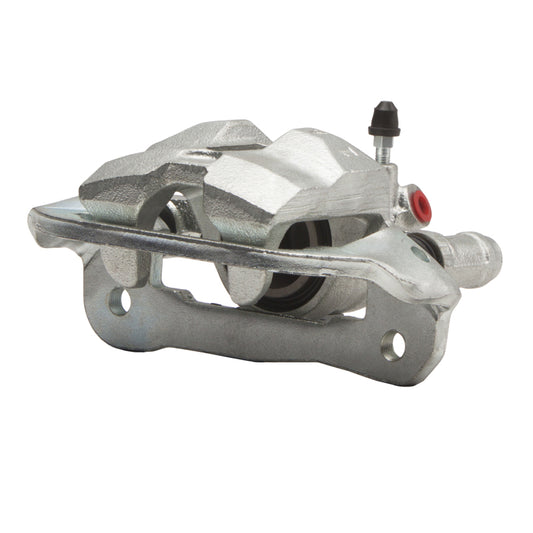 Toyota Corolla DFC 84-87 front left caliper, silver zinc-coated premium brake caliper, OE style, durable and corrosion resistant.