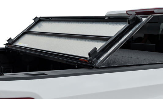 Access 2023+ GM Colorado/Canyon 5ft Bed LOMAX Professional Series Diamond Plate Hard Fold Tonneau Cover