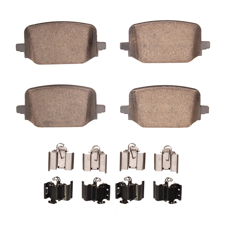 R1 Concepts Ford Explorer R1 20-25 rear ceramic brake pads and hardware kit, OE quality for reliable stopping power.