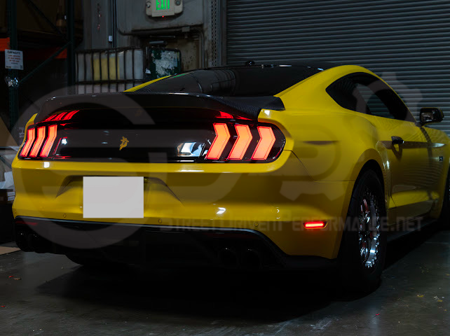2015-2023 FORD MUSTANG S550 | EURO RGB SEQUENTIAL SIGNAL LED XB REAR TAILLIGHTS PAIR