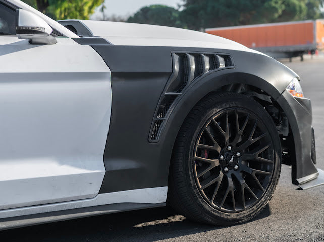 2018-2023 FORD MUSTANG | GT350 STYLE FRONT SIDE VENTED FENDERS