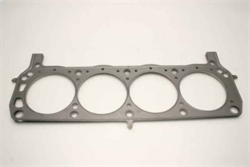 Cometic Ford SB 4.155 inch bore MLS head gasket with .027 inch thickness for AFR heads, detailed metal surface and sealing edges.