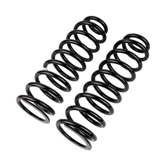 Old Man Emu ARB OME coilover coil spring for export and competition use, showing a close-up of the coil spring.