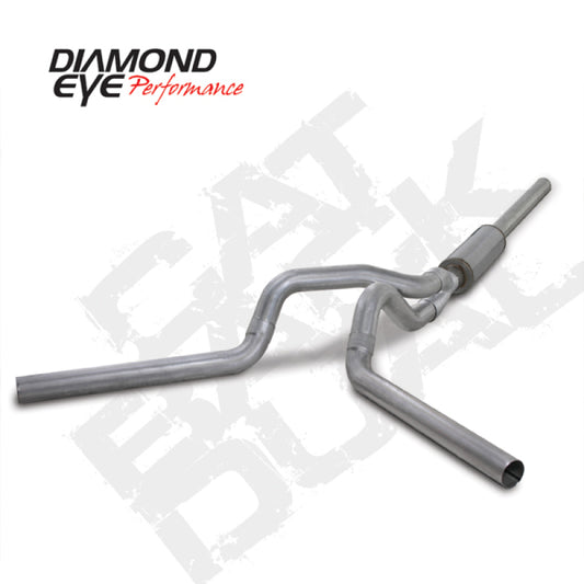 Diamond Eye Performance Diamond Eye KIT 4in Catback dual exhaust system for 2004.5-2007.5 Dodge Ram Cummins diesel truck.