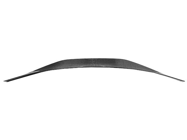 Carbon fiber rear spoiler wing for 2022-up Toyota GR86 and Subaru BRZ, JDM style, by Street Driven Performance.