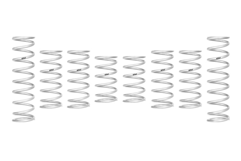 Eibach Polaris RZR Pro-UTV Stage 2 suspension kit, set of 8, showing upgraded suspension components and mounting hardware.