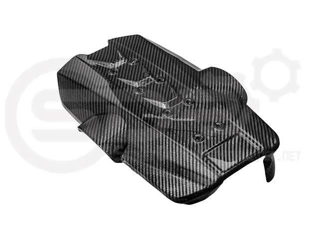 2025-Up Chevy Corvette C8 ZR1 | Dry Carbon Fiber Rear Engine Cover One-Piece