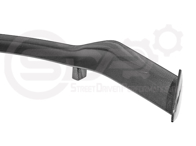 2023-Present Chevrolet Corvette C8 Z06 & E-Ray | Z06 GM Factory Style CARBON FIBER Rear High Wing Spoiler W/ Z07 Performance Package