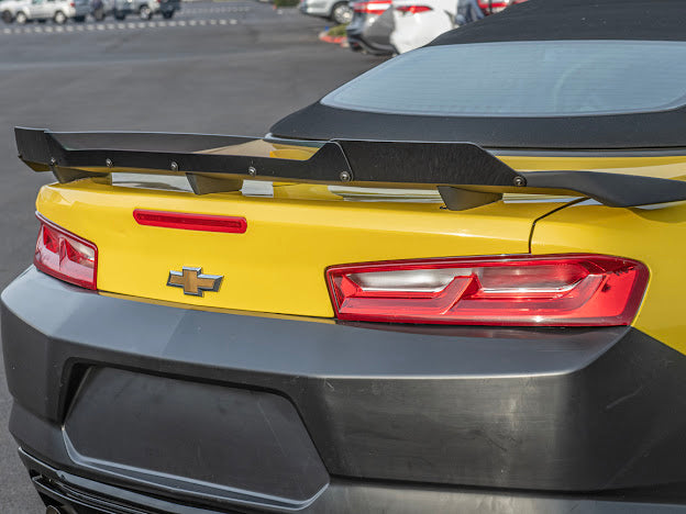 2010-2013 5TH GEN CAMARO GM FLUSH MOUNT WING SMOKE TINTED WICKERBILL