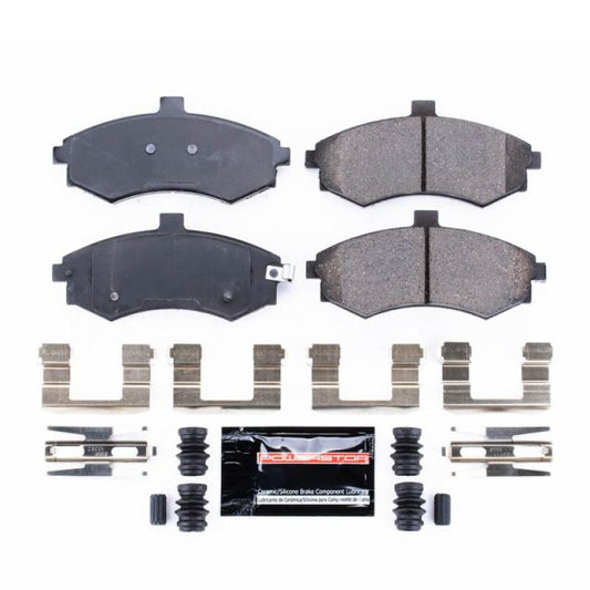 PowerStop Z23 Evolution Sport brake pads for 2002-2005 Hyundai Elantra, front performance brake pads with hardware included