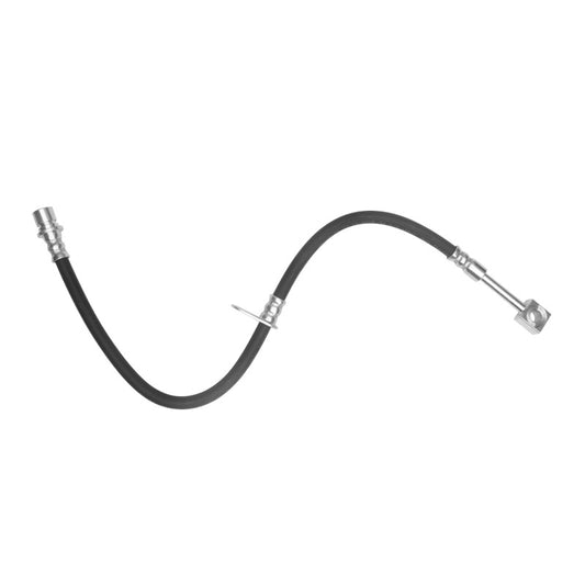 DFC Chevrolet Camaro front-right brake hose from the brake line kit, showing the durable rubber and metal fittings.