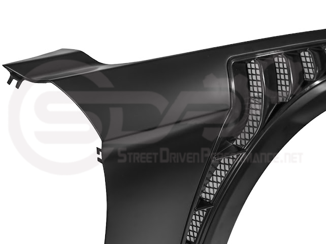 2018-2023 FORD MUSTANG GT500 KR STYLE FRONT SIDE VENTED FENDERS PAIR