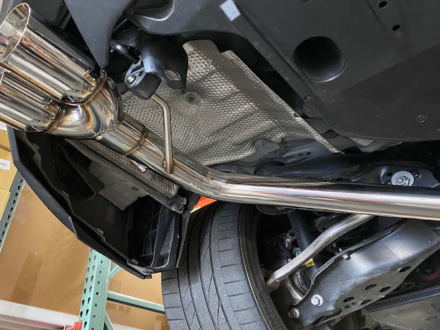 2017-2020 LEXUS IS200T IS300 IS350 MUFFLER DELETE AXLE BACK QUAD BURNT TIPS EXHAUST