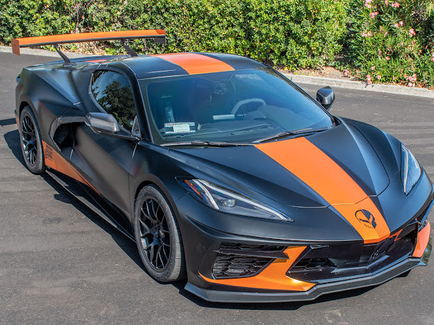 2020+ C8 Chevrolet Corvette Stingray & Z51 | "Z51 Style" 3-Piece Front Splitter / Lip Ground Effects