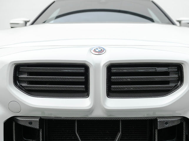 2023-Up BMW G87 M2 | Factory Style Carbon Fiber Front Upper Grille Replacement