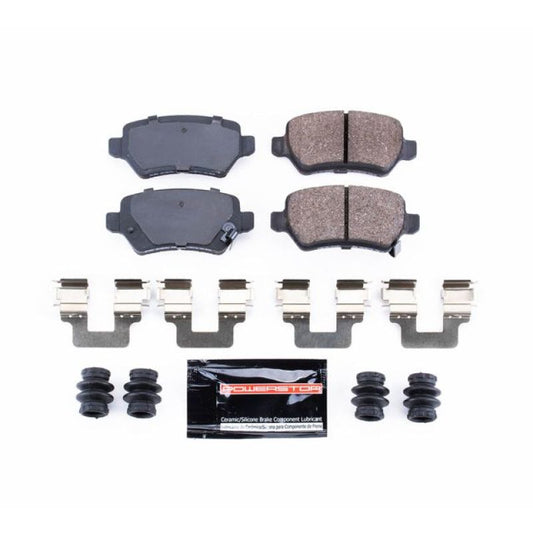 PowerStop Z23 Evolution rear brake pads for Saturn Astra, performance brake pads with hardware included.