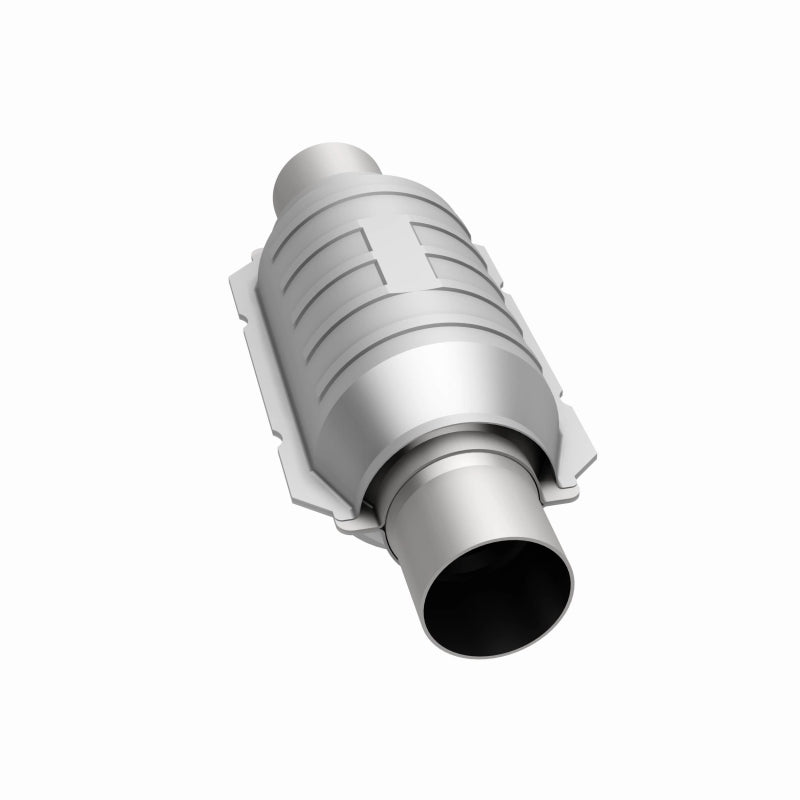 MagnaFlow universal catalytic converter, 2.25-inch OEM CARB compliant, designed for universal fit and emission control.