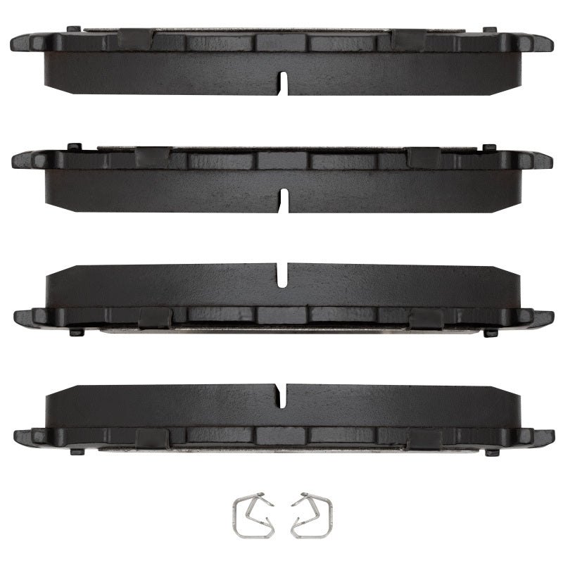 Performance sport brake pads for Lexus IS250 (2006-2015) by R1 Concepts, showing the brake pad set with metal backing plates.