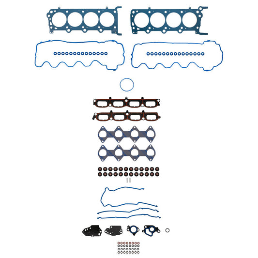 Fel-Pro Ford F-150 HS 26306 PT PermaTorque engine cylinder head gasket set showing gaskets and sealing surfaces.