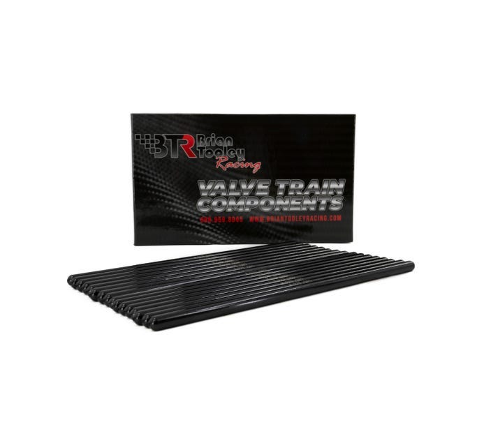 BTR CHROMOLY ONE PIECE PUSHRODS - 8.400" LONG - 3/8" DIAMETER - PR8400375-16