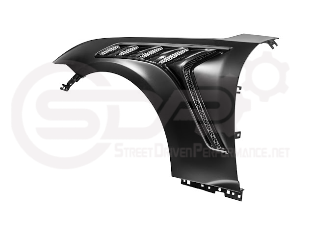 2024-UP FORD MUSTANG S650 | GTD STYLE FRONT SIDE VENTED FENDERS