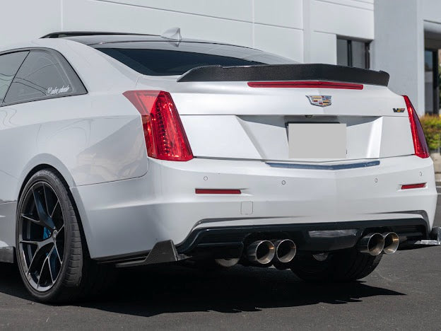 2016-2019 Cadillac ATS-V COUPE  | SDP Package Carbon Fiber Trunk Spoiler Wing