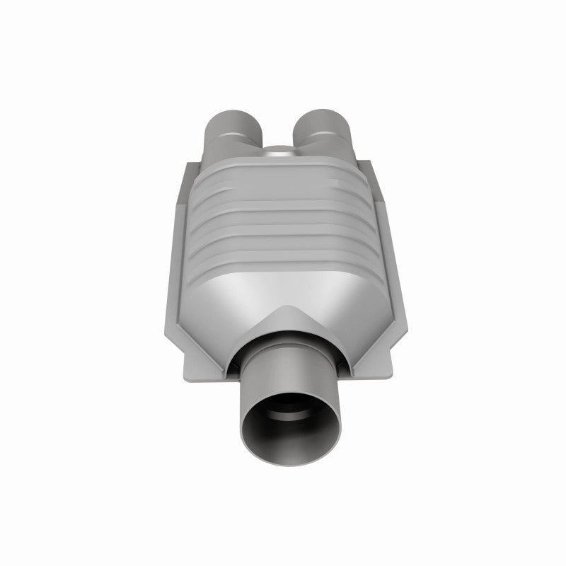 MagnaFlow Universal Catalytic Converter 2inch Inlet/2.5inch Outlet Dual/Single Oval Shape