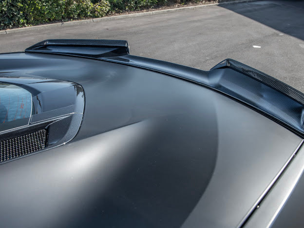 2023-Up CORVETTE C8 Z06 / E-RAY | CARBON FIBER REAR SPOILER WICKER BILL EXTENSION
