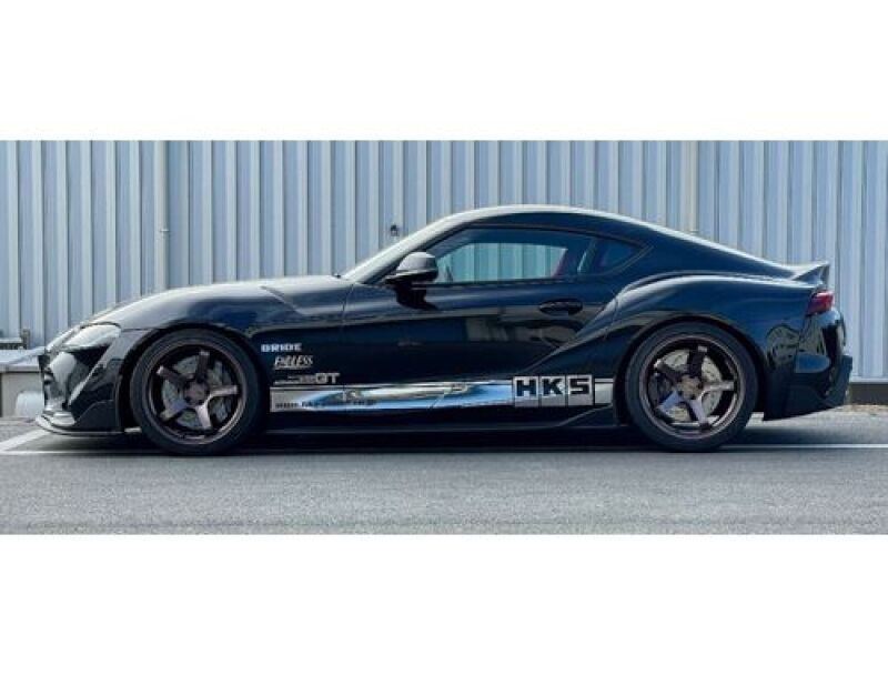 HKS Hipermax R DB42 coilovers with adjustable shock absorbers and suspension components for improved vehicle handling.