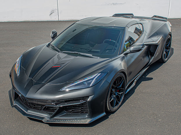 2023+ CORVETTE C8 Z06 & E-Ray | 3-PIECES FRONT LIP SPLITTER GROUND EFFECTS