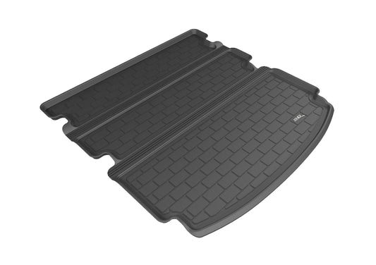 Black 3D MAXpider cargo liner for Acura MDX 2014-2020, rubber floor mat with textured surface for protection and durability.