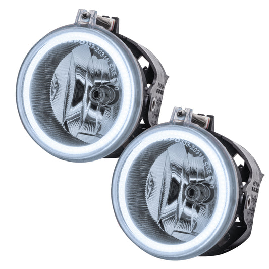 Oracle Lighting white SMD fog lights for Jeep Patriot 2011-2016, durable automotive fog lights with bright white LED illumination.