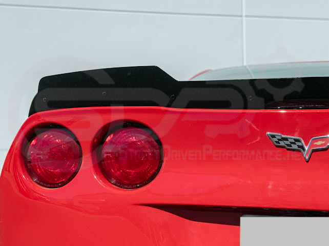 2005-2013 Corvette C6 | ZR1 Extended Style Rear Wing Wickerbill Spoiler (Matte or Gloss Black)