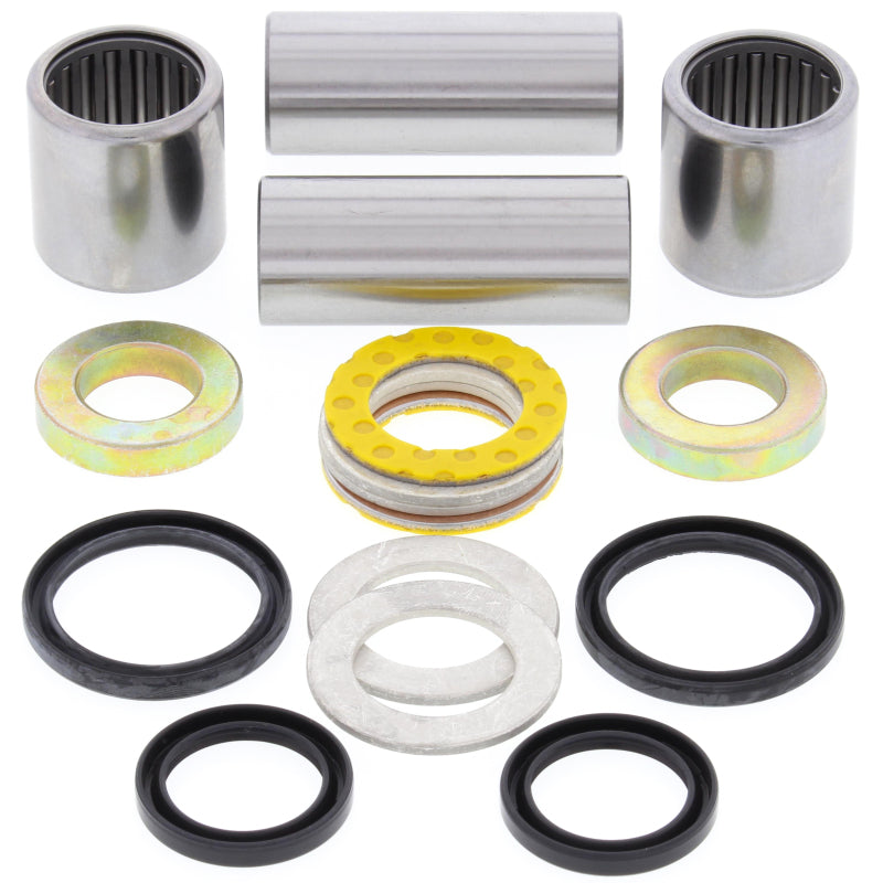All Balls Racing Honda CR125R swingarm bearing kit with multiple bearings and seals for 1993-2001 motorcycle maintenance.
