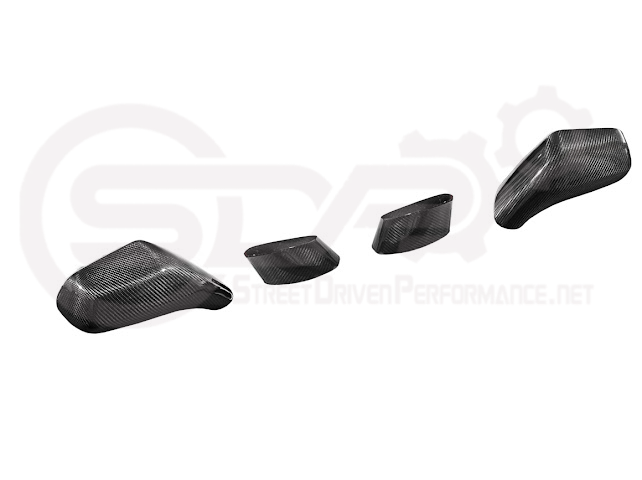 2014-2019 Chevrolet Corvette C7 | Factory Style CARBON FIBER Full Mirror Cap Covers Pair