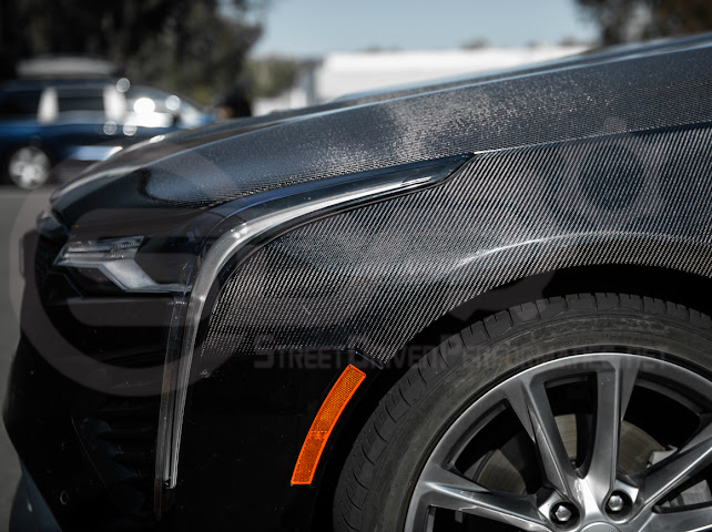 2020-UP CADILLAC CT4 & CT4 V |BLACKWING STYLE FRONT SIDE VENTED FENDERS