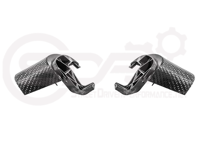 2005-2013 CHEVROLET CORVETTE C6 | SDP PERFORMANCE CARBON FIBER STEERING WHEEL BUTTON COVER REPLACEMENT PAIR