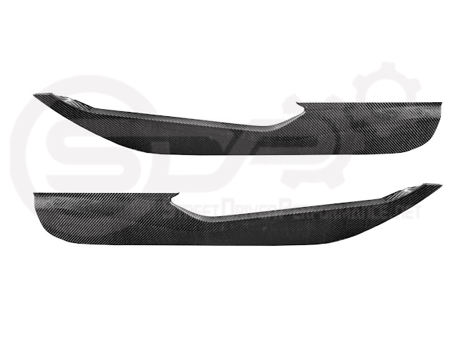2020-Up Corvette C8 | CARBON FIBER Door Kick Guard Panel Lower Pocket Cover Pair
